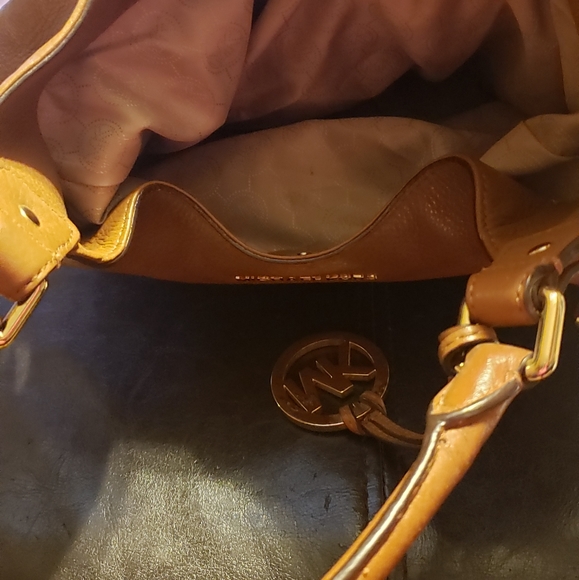 MK Brown Leather Bag - Picture 9 of 11